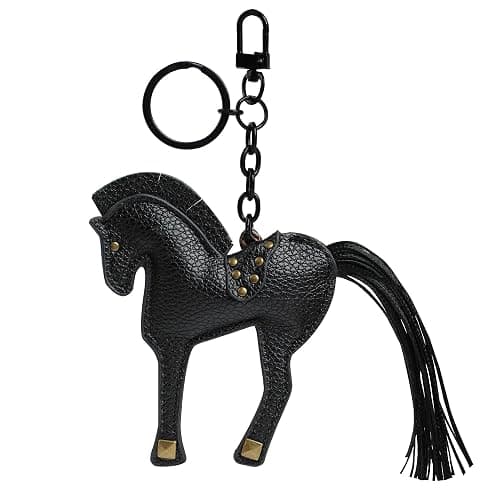 Autumnwell Leather Horse Keychain, Bag Charm - Image 1