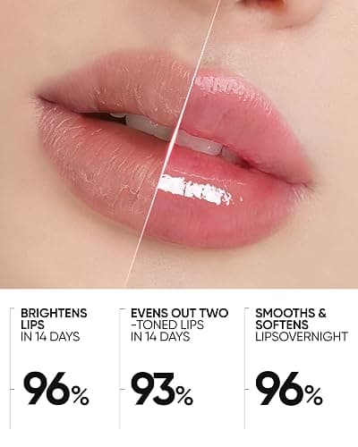 SKINTIFIC Peptide Brightening Lip Serum, Hydrating & Plumping Tinted Lip Gloss, Moisturizing Lip Balm with Polypeptides & Squalane for Glossy Sheer, Smooth Lips(01 Baby Pink) thumbnail 3