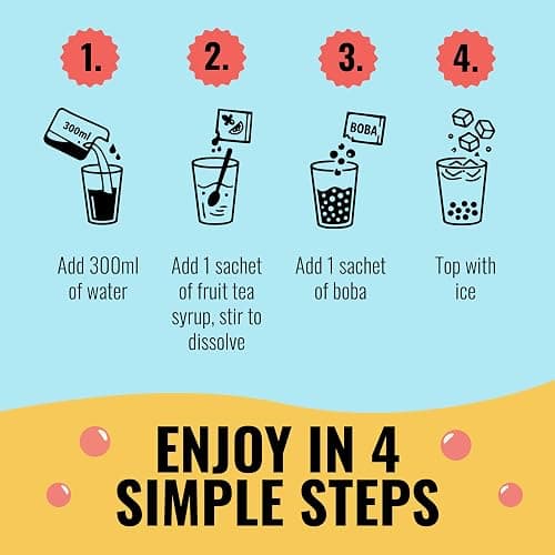 Boba Tea Kit Mango And Passion Fruit (*4) thumbnail 6