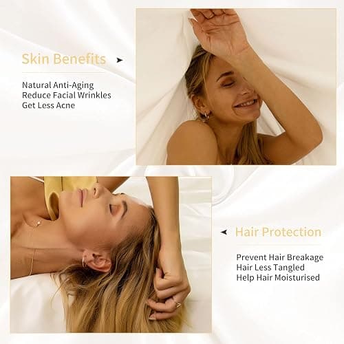 ZIMASILK 22 Momme Silk Pillowcase for Hair and Skin - 100% Pure Mulberry Silk with Hidden Zipper, Grade 6A Luxury Pillow Case for Women, Soft & Durable, Gift Box (Standard 20"x26" Navy Blue) thumbnail 4