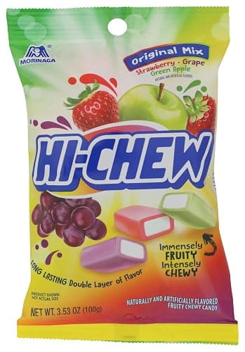 Morinaga Hi-Chew Fruit Chews, Regular Mix, 3.53 Ounce - Image 1