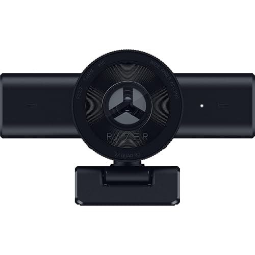 Razer Kiyo V2 X Streaming Webcam: Full HD 60 FPS - Auto Focus - Built-in Microphone - Wide Angle Lense - Integrated Privacy Shutter - Works with OBS, Xsplit, Streamlabs, Discord, Zoom, Teams - Black thumbnail 8
