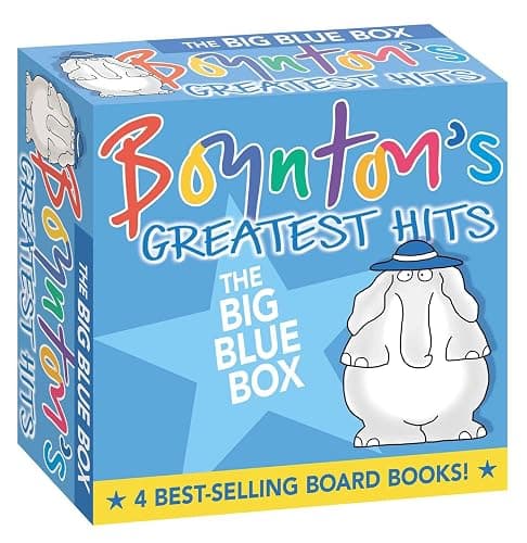 Boynton's Greatest Hits The Big Blue Box (Boxed Set): Moo, Baa, La La La!; A to Z; Doggies; Blue Hat, Green Hat - Image 1