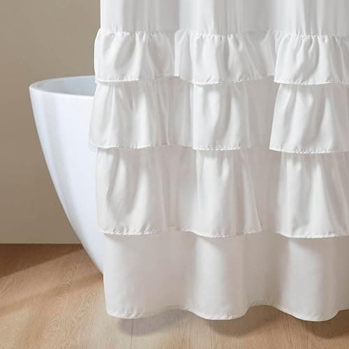  White Shower Curtain thumbnail 13