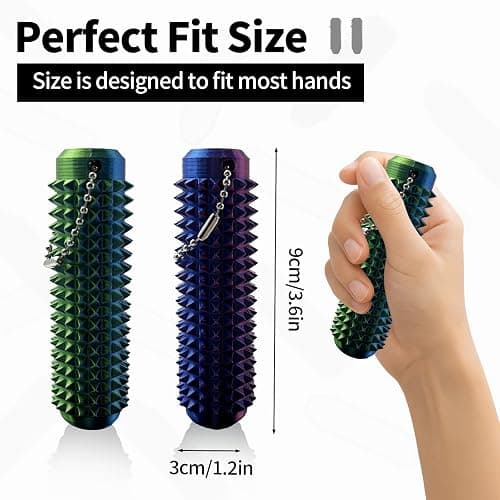 Little Ouchies Pain Fidget Toy,Portable Stress Relief Toys for Adults, Spiky Sensory Anxiety Relief Gifts for Friends 2PCS thumbnail 2