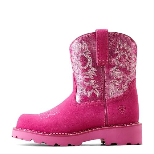 ARIAT Women's P90090_w_Foo Western Boot - 8 - Pink Metallic/Hottest Pink thumbnail 3