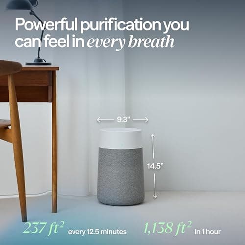 BLUEAIR Blue Pure 511i Max Smart Air Purifier for Bedroom & Small Rooms up to 1,138 Sq Ft, HEPASilent Air Cleaner for Pets, Allergies, Smoke & Dust, Quiet WiFi Air Purifier with Auto Mode thumbnail 3