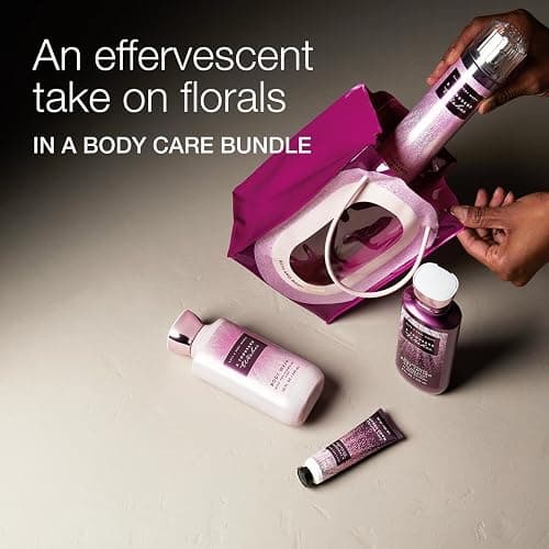 Bath & Body Works A Thousand Wishes Gift Set with Body Wash, Fine Fragrance Mist, Lotion, & Hand Cream – Personal Care Collection for Gifting or Individual Use, Prosecco & Peony Scent - 1 Pack thumbnail 2