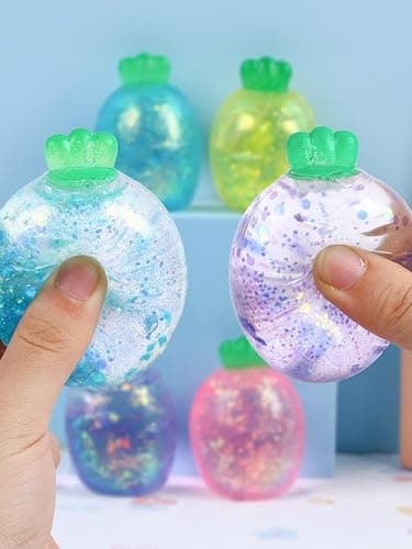 FQZWONG Birthday Party Favors Always Returns to Its Square Shape Squeeze Ball Set Stress Relief & Fidget for ADHD Sensory Squeeze Stress Balls Increase Entertainment Ages 3 and Up thumbnail 2