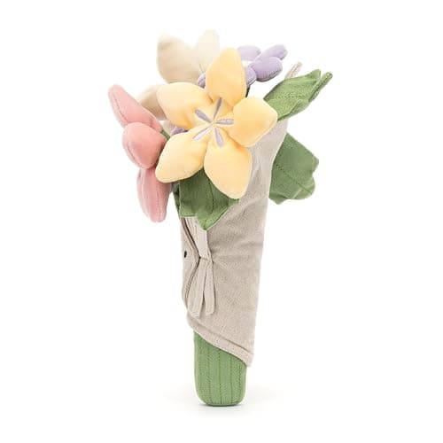 Jellycat Amuseables Bouquet of Flowers Stuffed Toy, 12 inches - Plant & Flower Plush - Fun Décor & Gift thumbnail 2