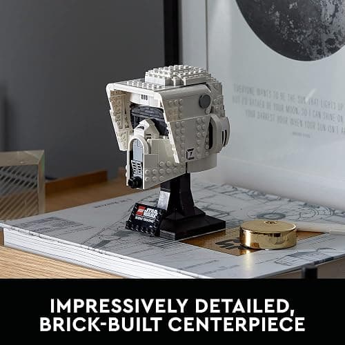 Lego Star Wars Scout Trooper Helmet 75305 Collectible Building Toy, New 2021 (471 Pieces) thumbnail 3