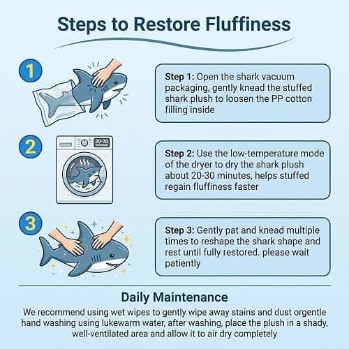 MUPI Shark Stuffed Animal Plush, Pink 11 Inch, Cute Shark Pillows | 11/17/23/31/39 Inch, Soft Cotton Ocean Sea Animal Plushies, Kawaii Decorative Toy Gifts for Kids and Sharks Lovers thumbnail 4