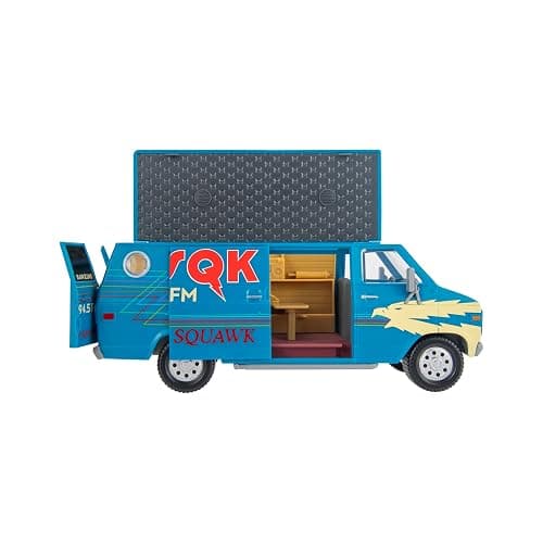 Stranger Things WSQK Van Playset - 8-Inch Vehicle with Lights and Sounds plus 4-Inch Figure with Accessories thumbnail 4