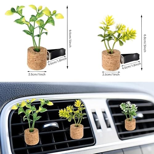 succulent car air fresheners thumbnail 2