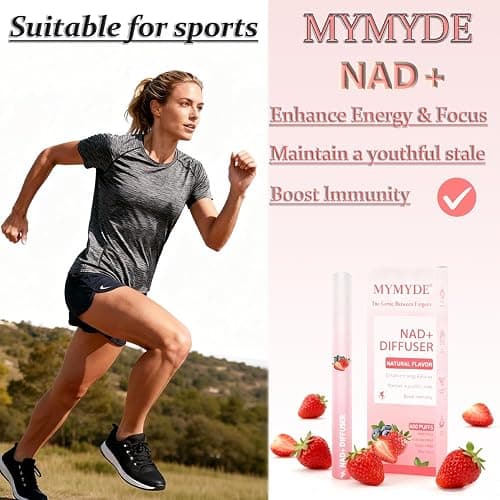 MYMYDE Herbal Diffuser Pen - Strawberry Mint Extract -Herbal Aromatherapy Stick -Lung Detox - Oral Freshening - Nasal Congestion Relief - for Women, Men and Friends thumbnail 6