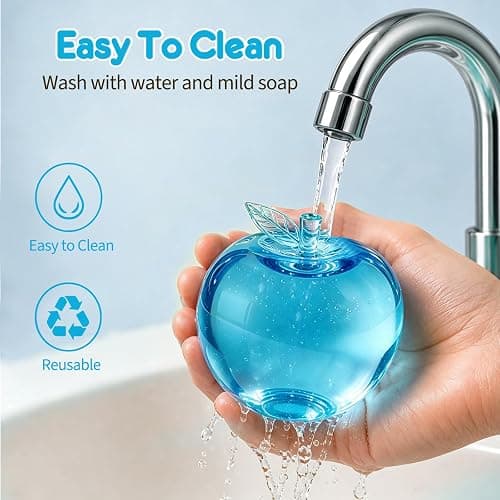 ADTWOMERIE Maltose Blue Apple Squishy Sensory Squeeze Fidget Toys | Great stress relief fidget for teens and adults home office travel nice gift for birthdays party favors stocking stuffers thumbnail 5
