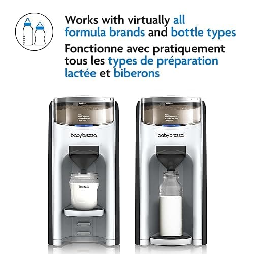 Baby Brezza Formula Pro Advanced Formula Dispenser Machine - Automatically Mix A Warm Formula Bottle Instantly - Easily Make Bottle With Automatic Powder Blending, White thumbnail 6