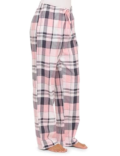 Casual Nights Women's Flannel Pajama Sleep Pants, Soft Plaid Pjs Bottoms - Image 1