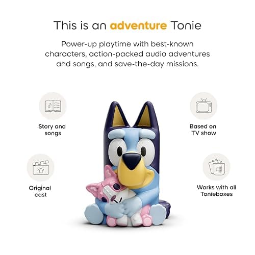 Tonies Bluey Audio Toy Figurine 3 Pack Set - Bluey, Bingo, Muffin thumbnail 6