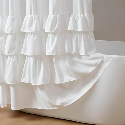  White Shower Curtain thumbnail 14