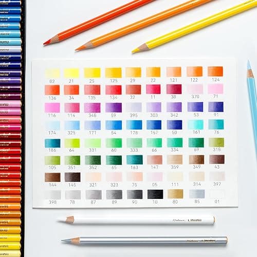 Ohuhu Colored Pencils: 72 Oil-based Drawing Pencils for Coloring Portrait Sketching Landscape, Durable Soft Core, Professional 72 Pack for Artist, Adult & Beginners, Halawa Series thumbnail 7