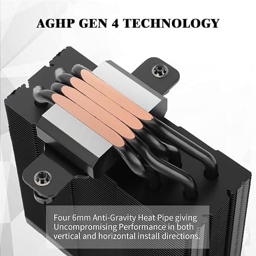 Thermalright Assassin Spirit 120 Vision ARGB Black CPU Air Cooler, PC Cooling with 1500RPM Speed,240*240 Resolving Power IPS LCD Screen with 1.54in,Computer Cooler for Intel lga1851/1700/115X,AM4/AM5 thumbnail 3