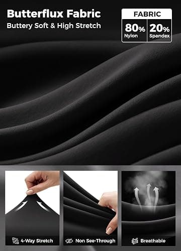Willit Butterflux Yoga Pants Women High Waisted Workout Leggings for Women Tummy Control Athletic Running Gym Legging 25” 28” thumbnail 5