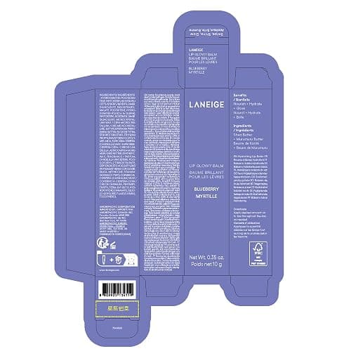 LANEIGE Lip Glowy Balm: Hydrate, Glossy, Lightweight, Moisturize & Tint with Shea Butter - Blueberry thumbnail 11
