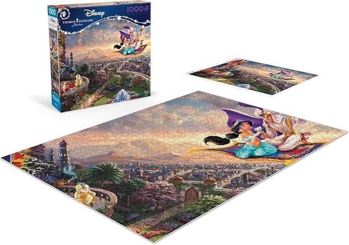 Ceaco - Disney - Thomas Kinkade - Aladdin - 1000 Piece Jigsaw Puzzle thumbnail 4
