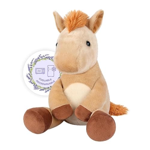 SuzziPals Heatable & Coolable Horses Stuffed Animals, Microwave Heating Pad, Horses Plush for Companion, Cute Plushies Horse Lavender Stuff, Horse Toys Gifts - Image 1