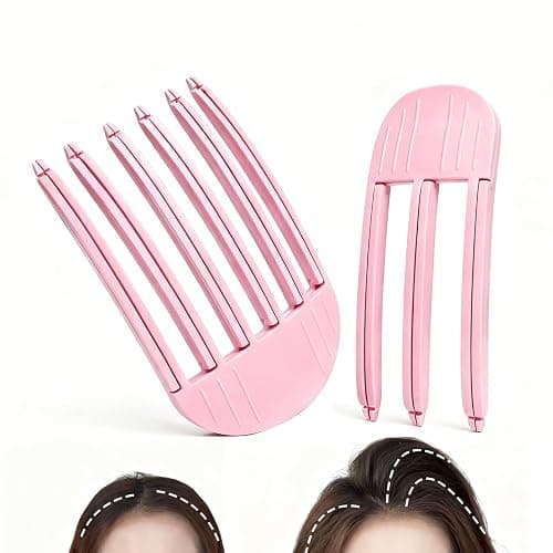 MiUWUU 2PCS Hair Volume Clips Root Booster Clips For Women Hair Volume Clip Styling Tools Pink - Image 1