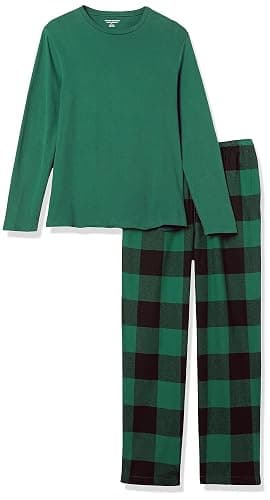 Amazon Essentials Mens Flannel Pant and Long-Sleeve T-Shirt Pajama Set thumbnail 5