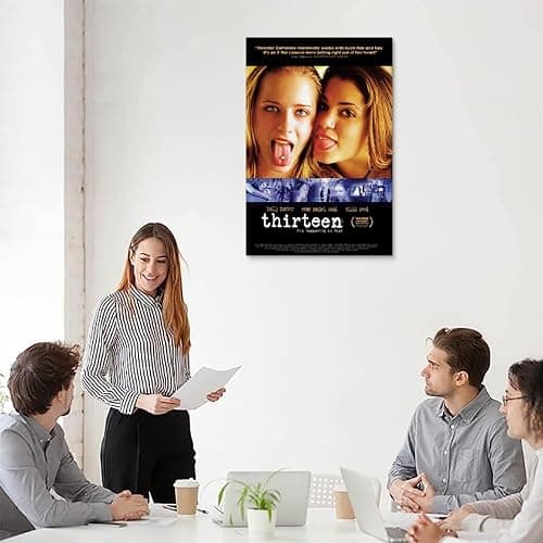 VALKEM Thirteen Movie Poster Poster Canvas 90s Wall Art Room Aesthetic Posters 12x18inch(30x45cm) thumbnail 5
