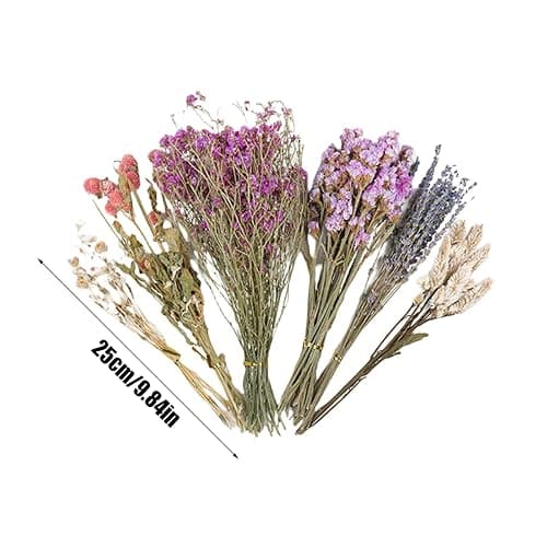 Flower Hamster Bedding, Natural Ear Of Grain Flowers Hamster Sprays Forage, Dried Flower Small Animal Bedding, House Cag & Habitat Decor For Hamsters Gerbils Rabbits(C) thumbnail 2