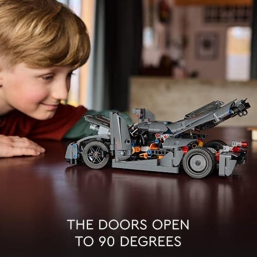 LEGO Technic Koenigsegg Jesko Absolut Grey Hypercar, Sports Car Building Toy Set for Boys and Girls, Vehicle Racing Car for Kids, Buildable Model Kit, Sports Car Toy, Motor Enthusiasts’ Gift, 42173 thumbnail 6