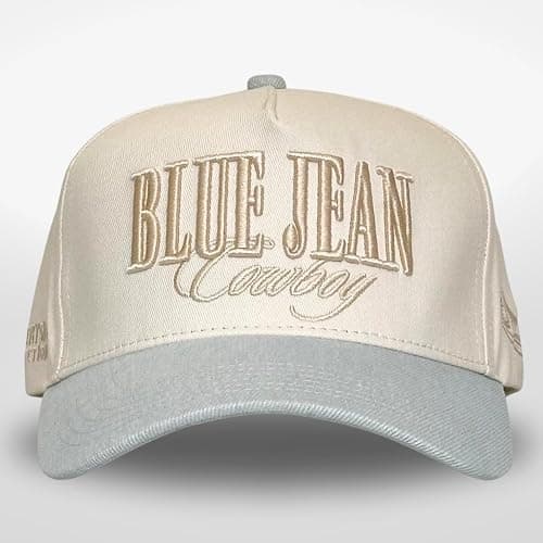 Vintage Western Trucker Hat | Men & Women | Country Cute Caps for Cowgirls Cowboys | Camo Denim Embroidered Cotton | Snapback thumbnail 2