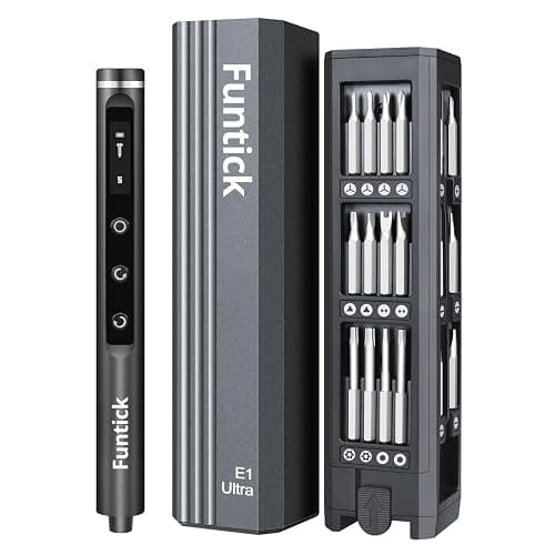 Mini Electric Screwdriver Set,Cordless screwdriver rechargeable,power screwdriver,destornillador eléctrico,Magnetic Bits,5 Torque,LED Display, Electric Screwdriver for Phone PS5 Laptop Watch - Image 1