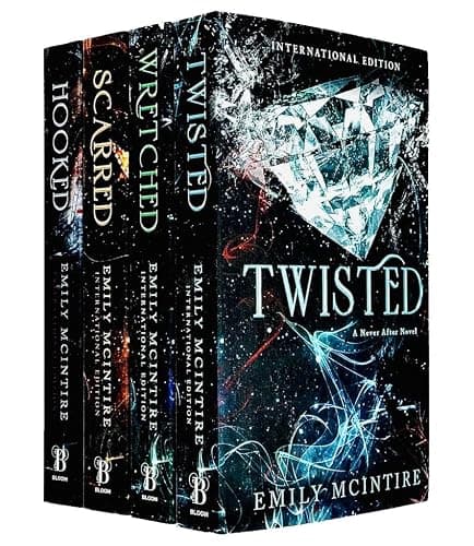 Emily McIntire Never After Series Collection 4 Books Set (Hooked, Scarred, Wretched, Twisted) - Image 1
