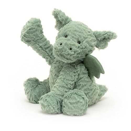 Jellycat Fuddlewuddle Dragon Stuffed Animal, 9 inches - Mythical Plush Toy - Classic Children's Gift thumbnail 2