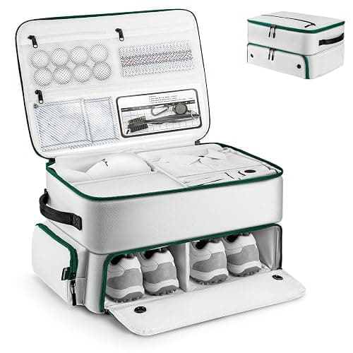 BRANTMAKER Golf Trunk Organizer, Golf Accessories for Men/Women to Storage Stuff and Gear, Cool Gifts for Golfers, Dad, Him/Her, Birthday or Father’s Day - Image 1