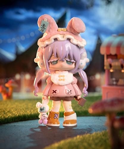 CALEMBOU Anime Blind Box Figure, Cute Crow Paradise Series Blind Box Chibi Figure for Desktop Ornament, Collectable PVC Toys for Birthday Gifts thumbnail 6