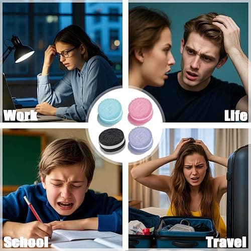 2025 New Stress Relief Toy,Handmade Silicone Stress Relief Squishy Toy,Funny Stress Relief Toys,Anxiety and Relaxation Perfect Desk Accessory (Purple) - Purple thumbnail 5