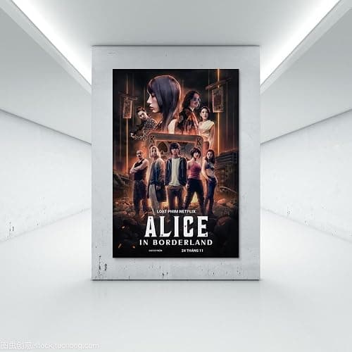 YAWRGJWRG Alice in Borderland 2020（1） Posters Decorative Aesthetic Canvas Poster Wall Art Decor Living Modern Family Bedroom Music Movie Poster 12x18inch(30x45cm) Unframe-style thumbnail 7