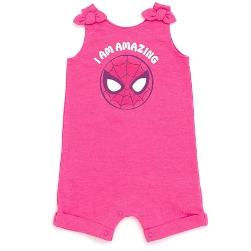 Marvel Avengers Spider-Man French Terry Romper and Headband Newborn to Toddler thumbnail 3