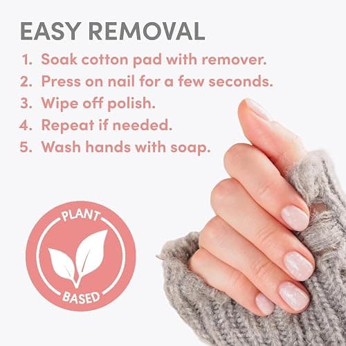 ella+mila 100% Pure Acetone Nail Polish Remover – Professional Strength Gel, Acrylic & Shellac Remover – Fingernail Polish Soak for Dip Powder, Glitter & Artificial Nails (8 fl oz) thumbnail 6