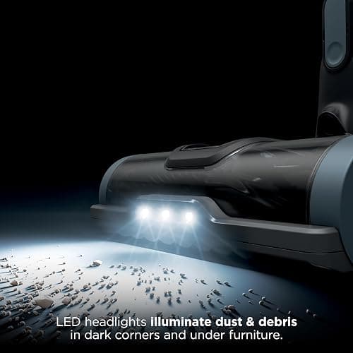 Shark Pet Cordless Stick Vacuum with XL Dust Cup, LED Headlights, Removable Handheld Vac, Crevice Tool, Portable Vacuum for Household Pet Hair, Carpet & Hard Floors, 40min Runtime, Ice Blue, IX141AMZ thumbnail 8