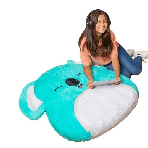BigMouth x Squishmallows Original Inflat-A-Pal, Inflatable Floor Pillow, Jumbo Animal Cushion Lounger for Kids - Kevin the Koala - Image 1