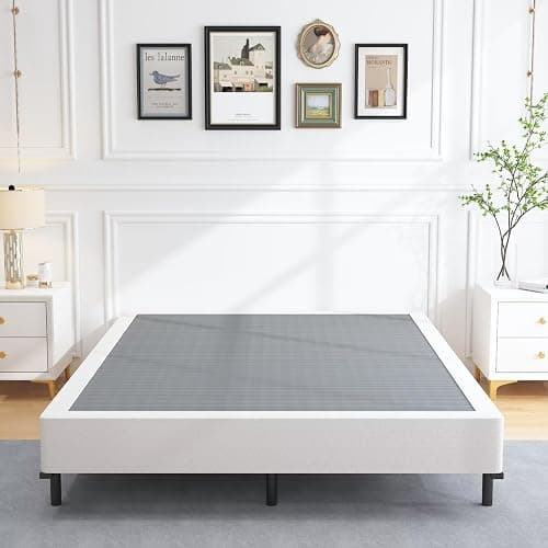 ALDRICH Queen Box Springs 9 Inch Heavy Duty Metal Box Spring Mattress Foundation 3000lbs Max Weight Capacity/Non-Slip/No Noise/Easy Assembly/Easy Clean Cover thumbnail 9
