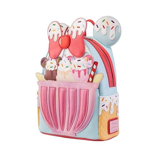 Loungefly Backpack Disney - Sweet Treats Ice Cream - Backpack - Disney Standard Characters - Cute Collectable Bag - Gift Idea - Official Merchandise - for Boys, Girls Men and Women thumbnail 3