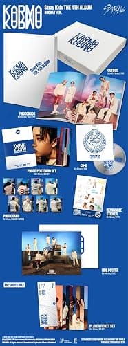 Stray Kids 4th Full Album 'CEREMONY' [KARMA] Standard Photobook Version + P.O.B (HOORAY) thumbnail 2